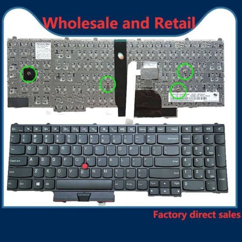 KEYBOARD LENOVO THINKPAD P50 P51 P70 P71 20HK 20HL