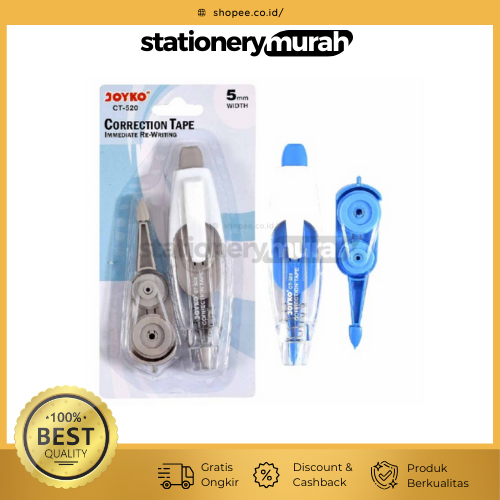 

JOYKO Correction Tape kertas+refill CT-520