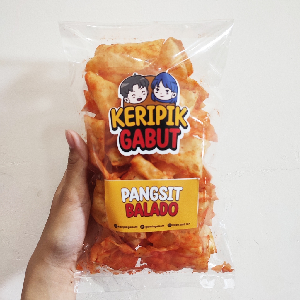 

PANGSIT BALADO KERIPIK GABUT RENYAH PEDAS