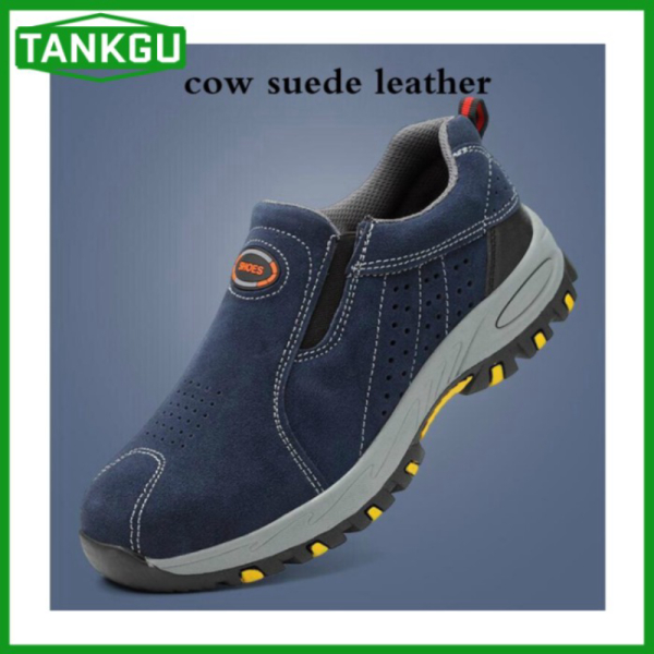 Safety shoes tanpa tali unisex ori terbaik import trendy sport terbaru - 38