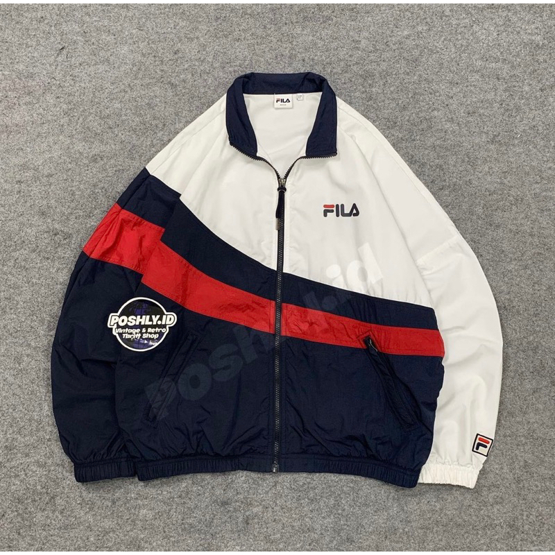 FILA X BTS Colorblock Windbreaker Jacket