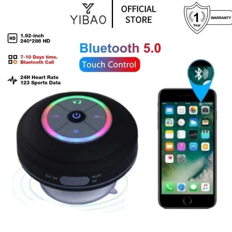 YIBAO Speaker Portable Bluetooth Wireless Tahan Air Waterproof