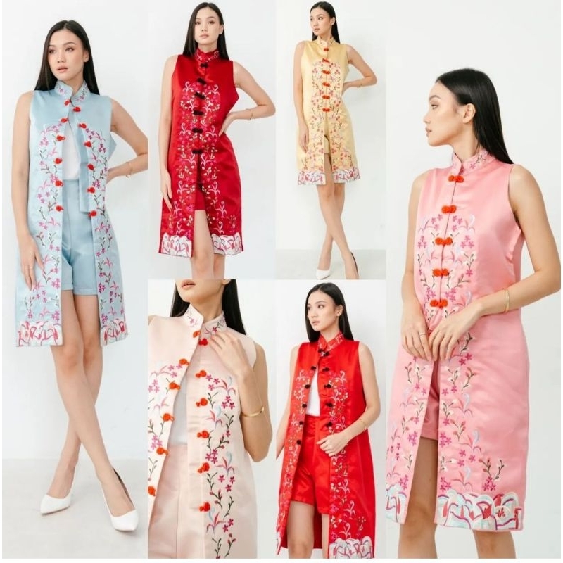 cheongsam premium/baju imlek/qipao/cheongsam imlek/dress sangjit