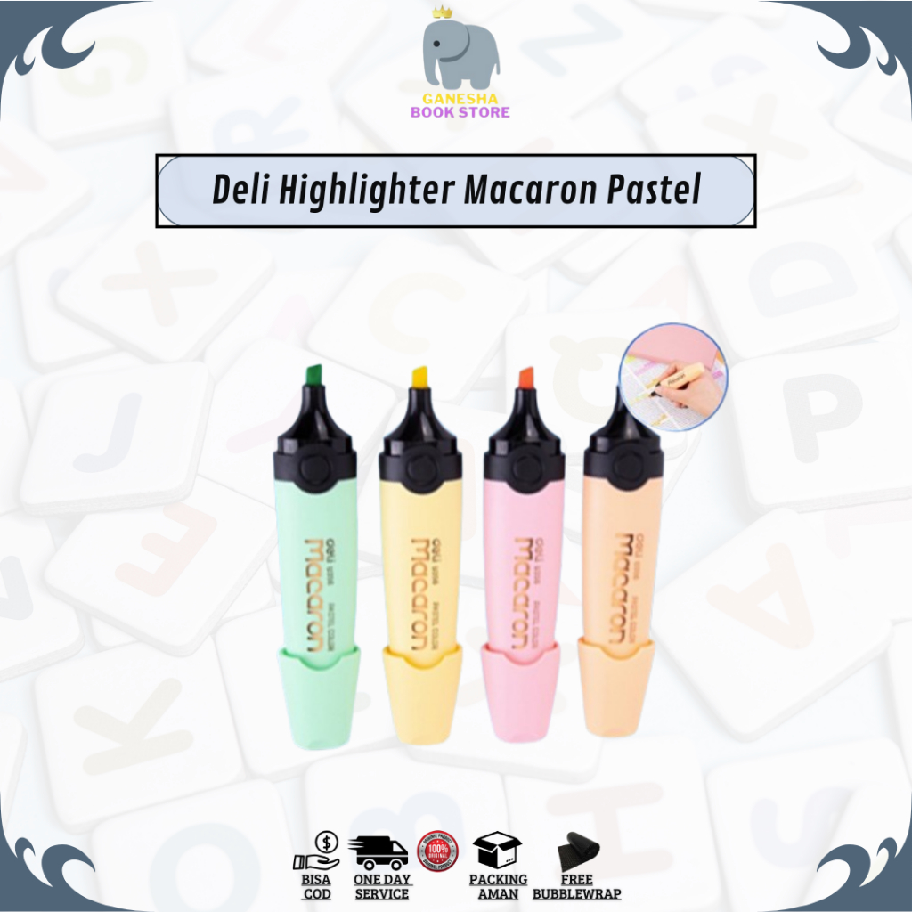 

ATK : Deli Macaron Highlighter Mint Green/Honey Yellow/Coral Pink/Peach Orange