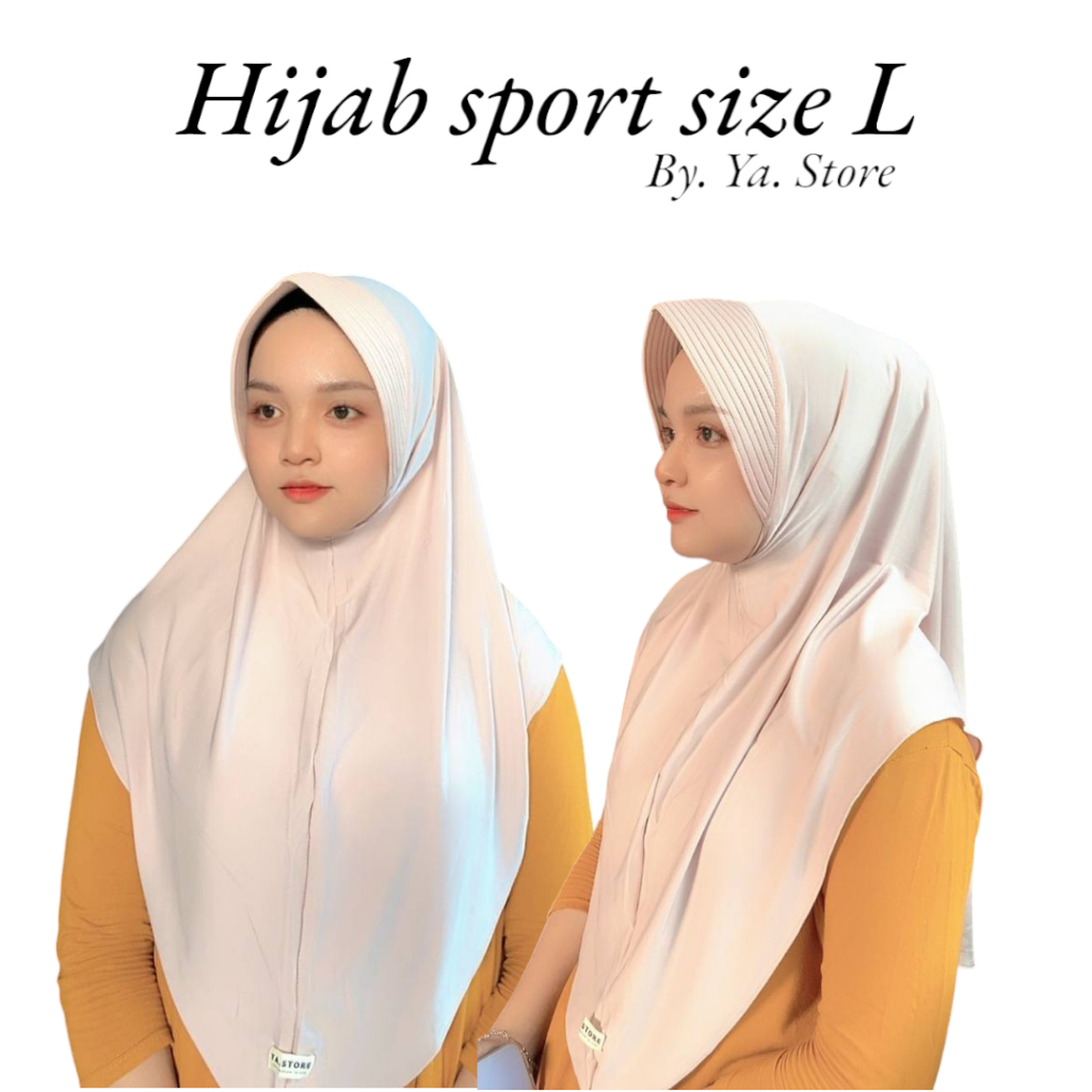 Hijab Bergo Sport Jilbab Bergo Sport Muslimah  Kerudung Bergo Instan Hijab muslimah Panjang