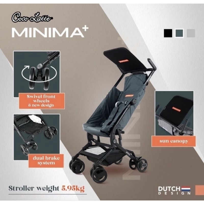 Sewa Stroller Cocolatte Minima+ / Pockit TERMURAH