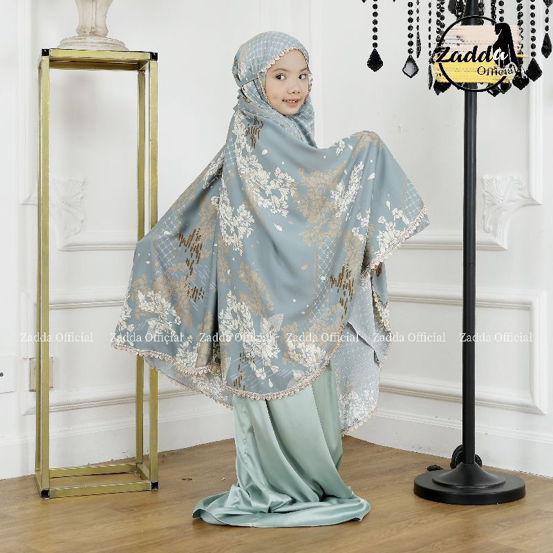TERBARU///MUKENA ANAK-ANAK///MUKENA ARMANI SILK RENDA PREMIUM