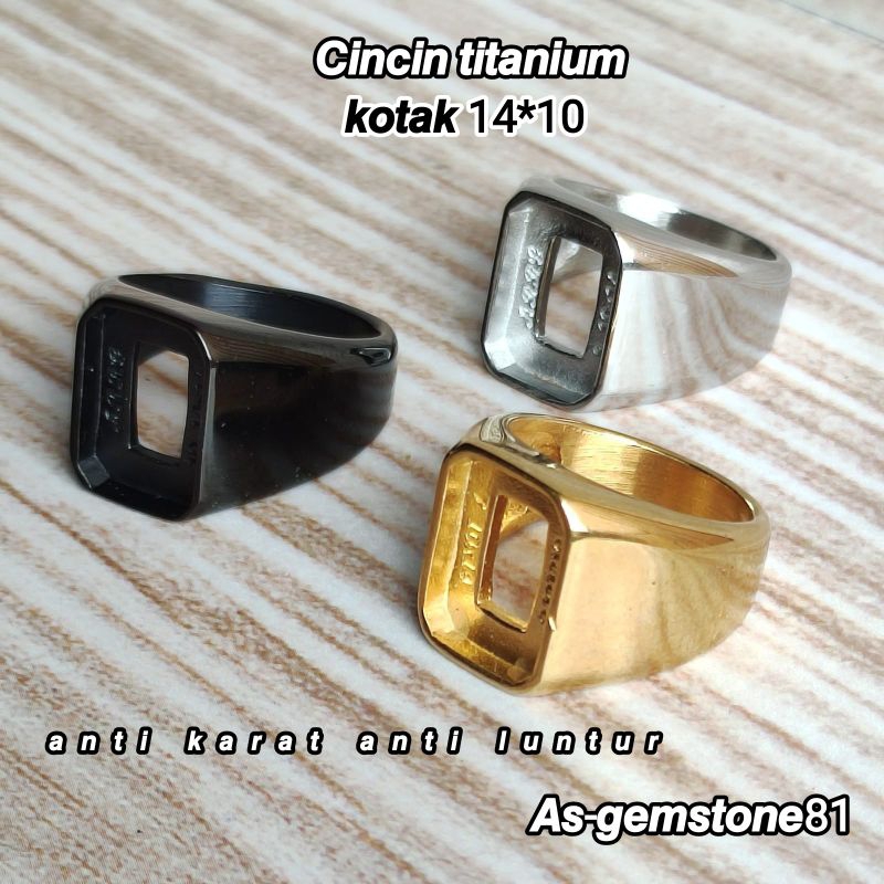 Cincin Ring [Titanium] kotak k1