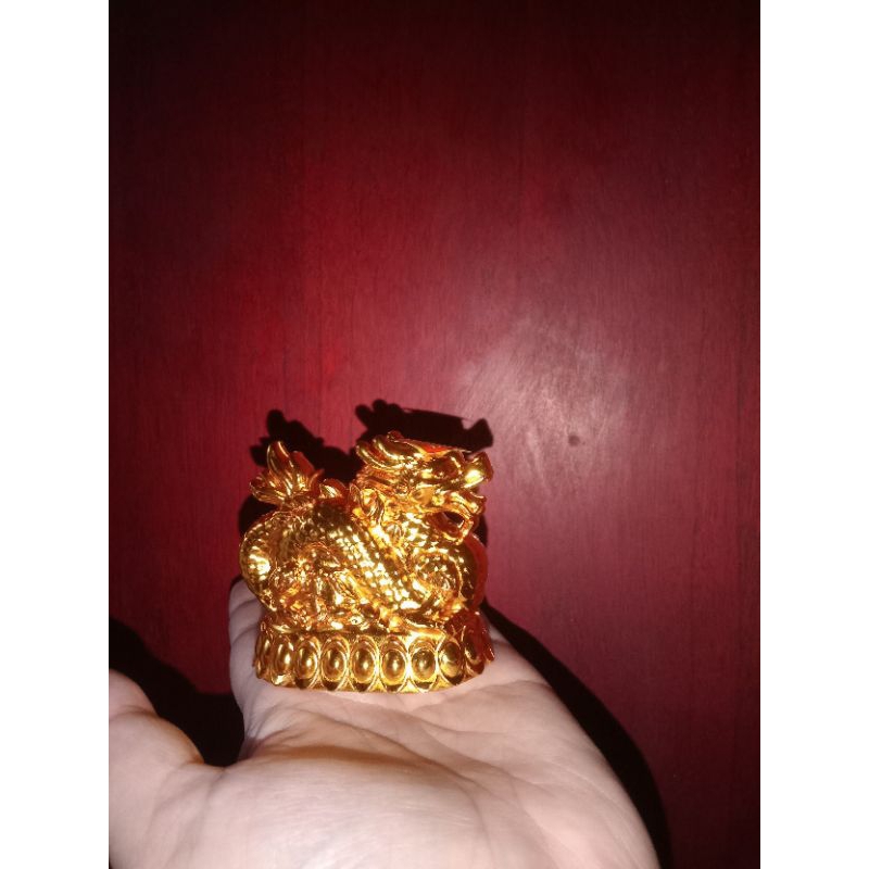 

cokelat emas naga / hiasan naga / hiasan imlek /coklat imlek