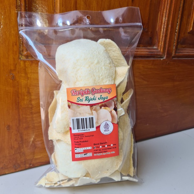 

Keripik Gadung Sri Jaya Rejeki 80gram