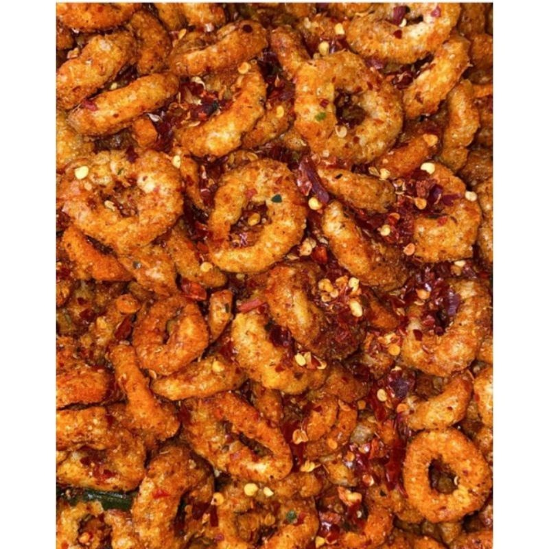 

250gram CINCIN UDANG PEDAS DAUN JERUK