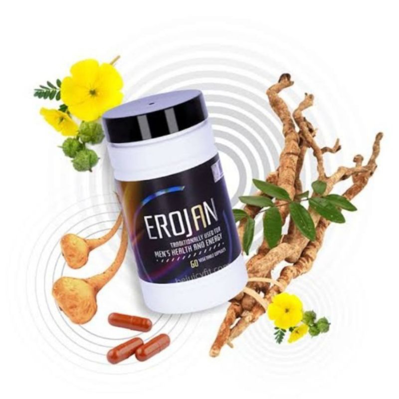 EROJAN Wellous Original 100% Suplemen Traditionally User For Men's / Suplemen Pembentukan Otot Gym /