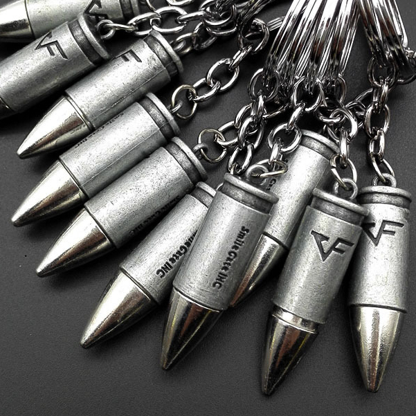 Gantungan Kunci Logam Peluru - Gantungan Kunci