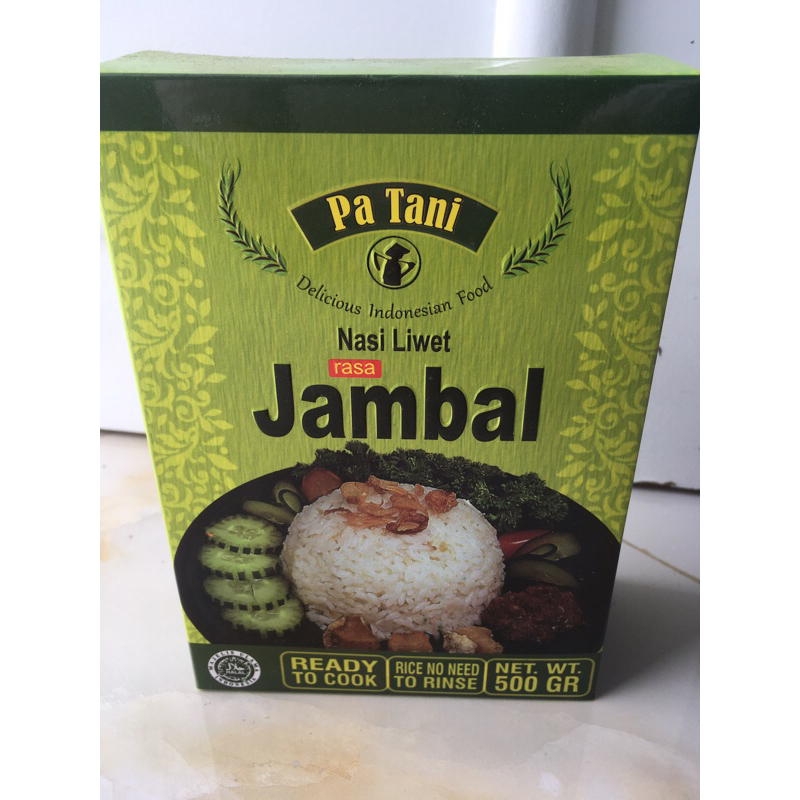

Nasi liwet instan Pa tani jambal 500gr