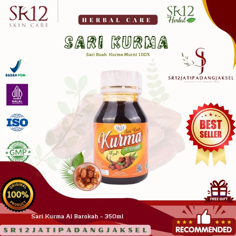 

Sari Kurma SR12 Pure Sari Kurma 100% Asli BPOM Halal