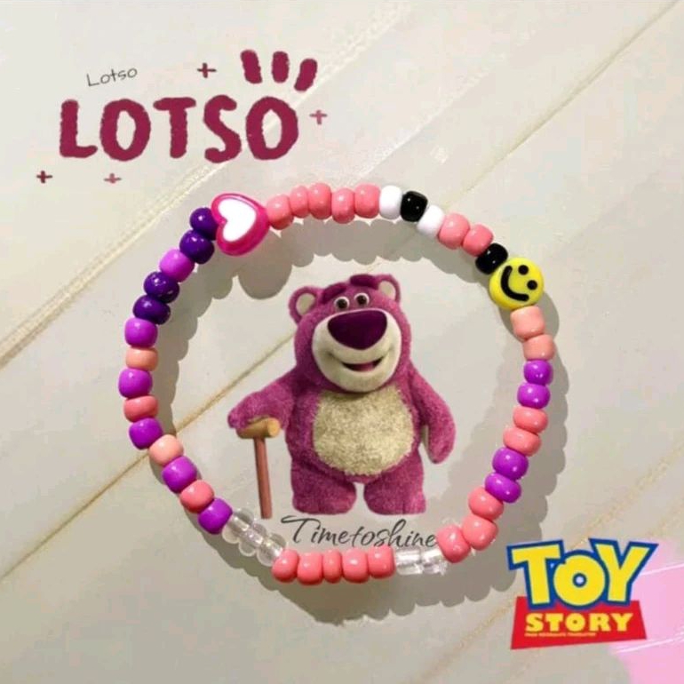 GELANG MANIK LOTSO TOY STORY|BERUANG UNGGU|MANIK BERUANG