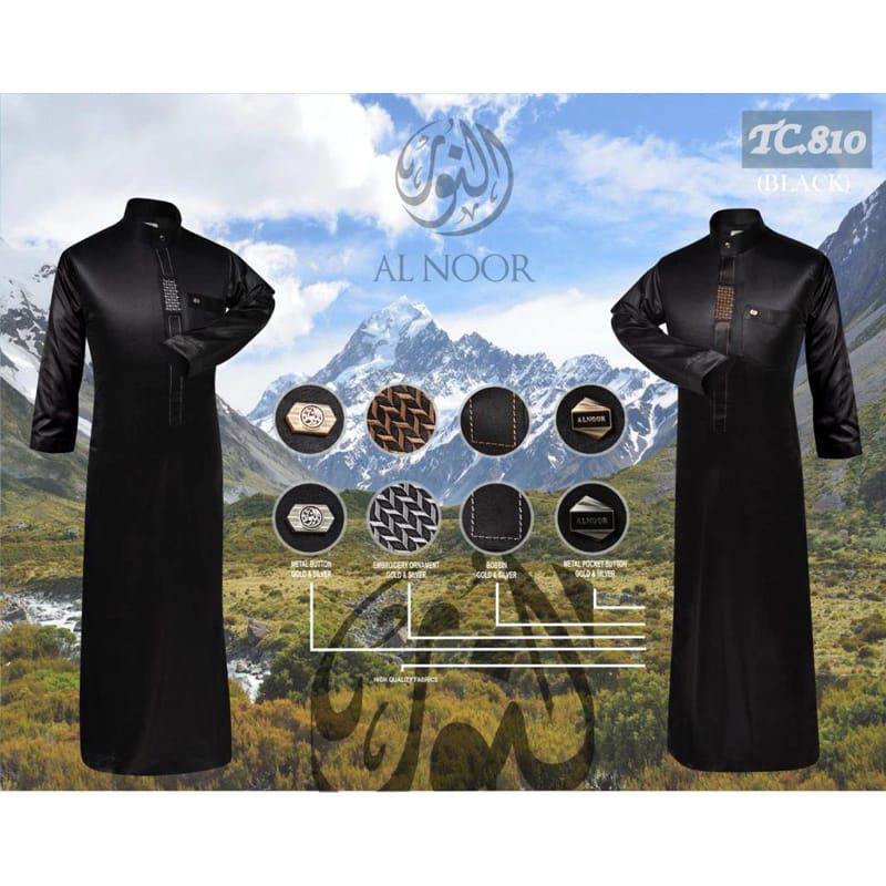 gamis jubah alnoor bordir/ gamis saudi mrek alnoor/jubah alnoor