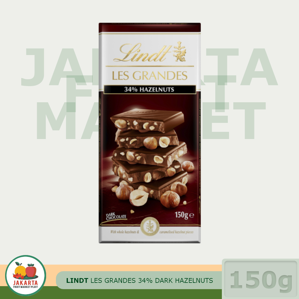 

(COKLAT) LINDT LES GRANDES 34% HAZELNUT DARK CHOCOLATE 150GR