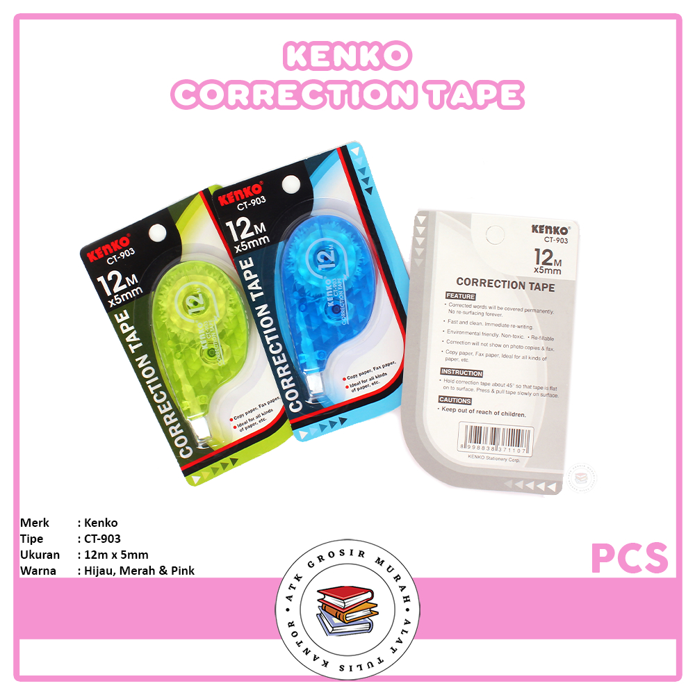 

KENKO - Correction Tape CT-903 12x5M - Pcs