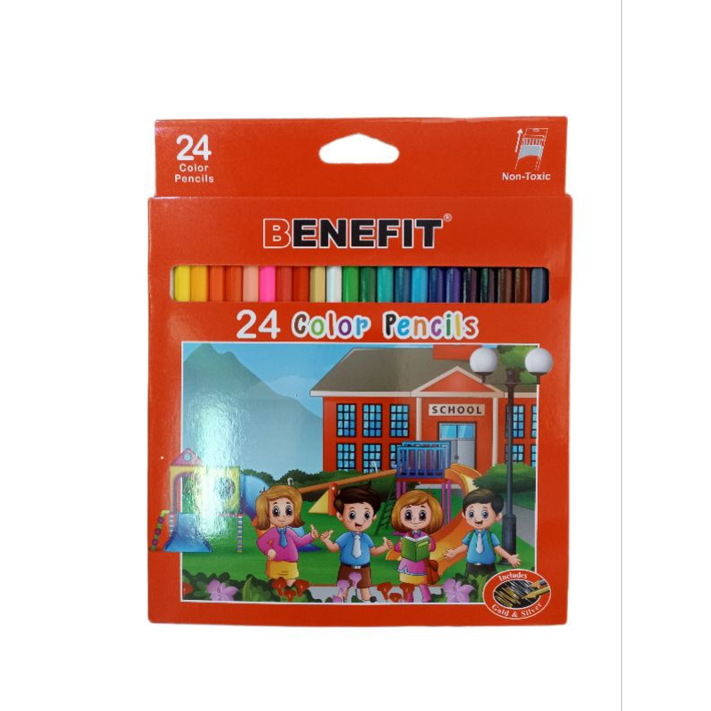 

pensil warna benefit isi 24pcs