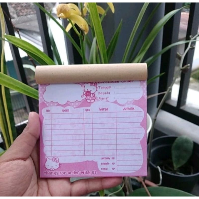 

Nota Non Rangkap Uk 10x10 cm