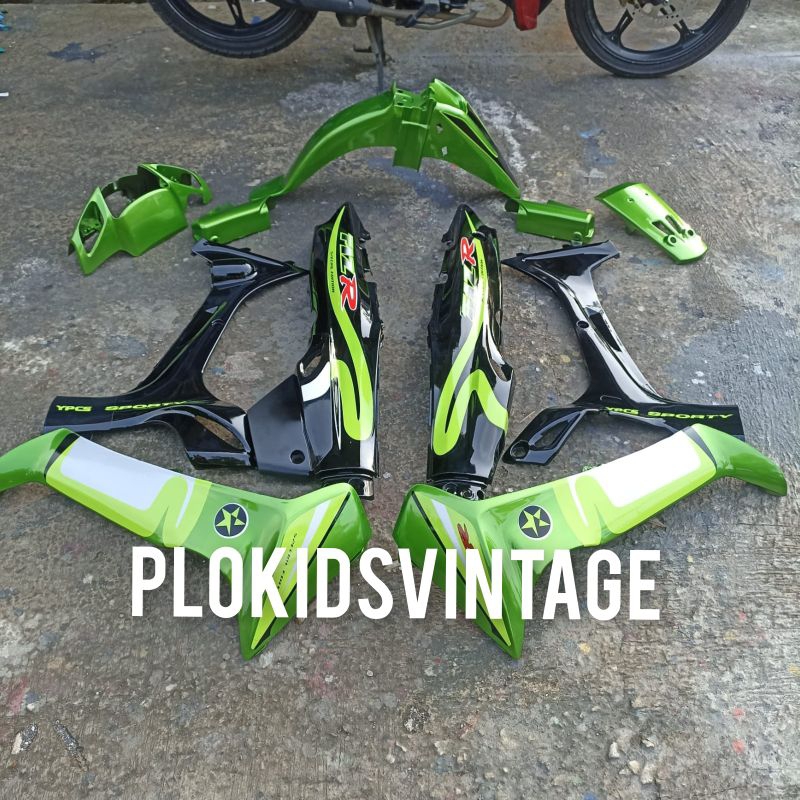 FULL BODY HALUS YAMAHA FIZ R FIZR CALTEX HIJAU HITAM
