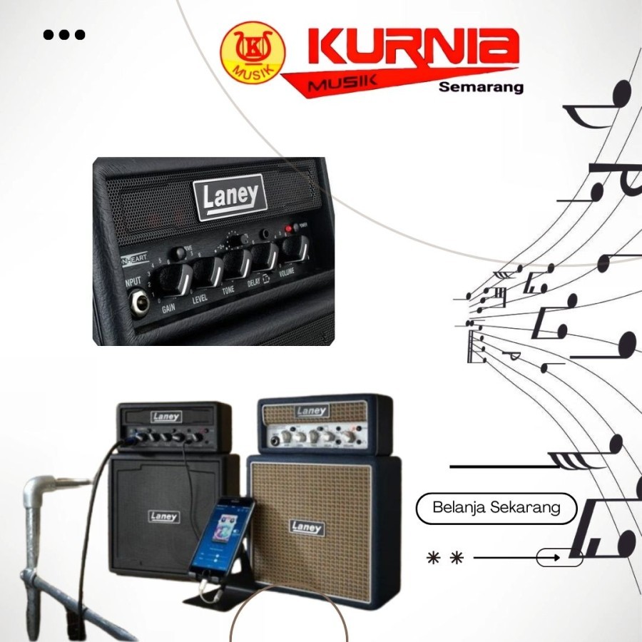 Laney Ministack IRON - IRON - IRON Plus Mini L PSU Amplifier Gitar