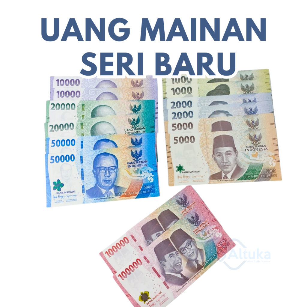 (20pcs) Uang Mainan / Uang Replikasi Mahar / Uang Palsu
