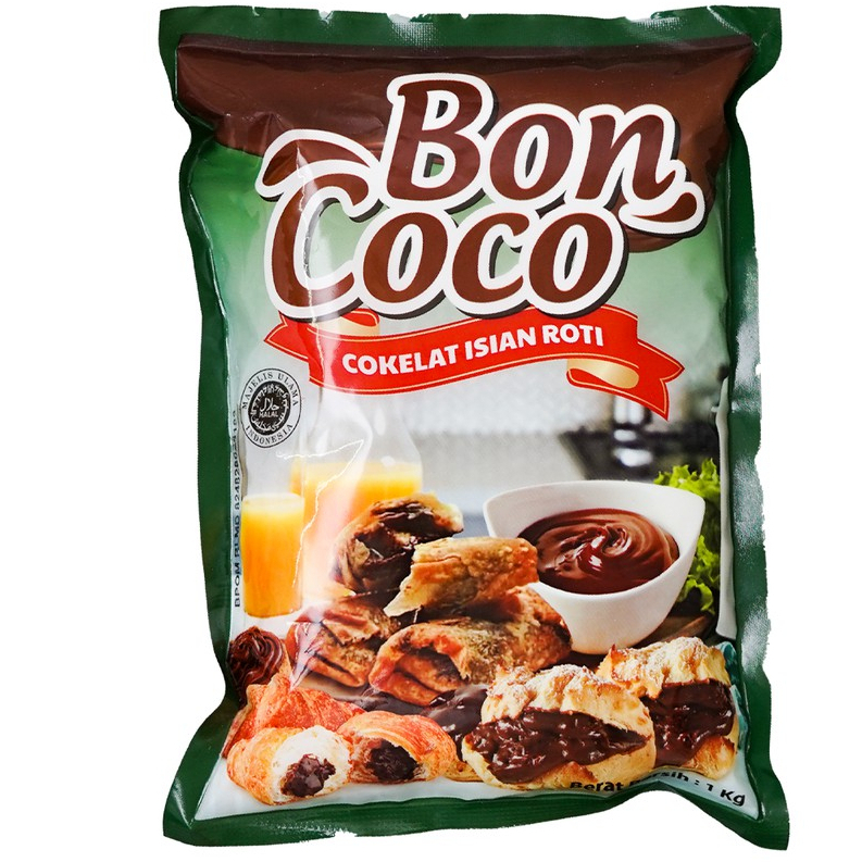 

BONCOCO COKLAT PASTA FILLING 1KG, U/ISIAN CAKE/ROTI/BISCUIT DLL