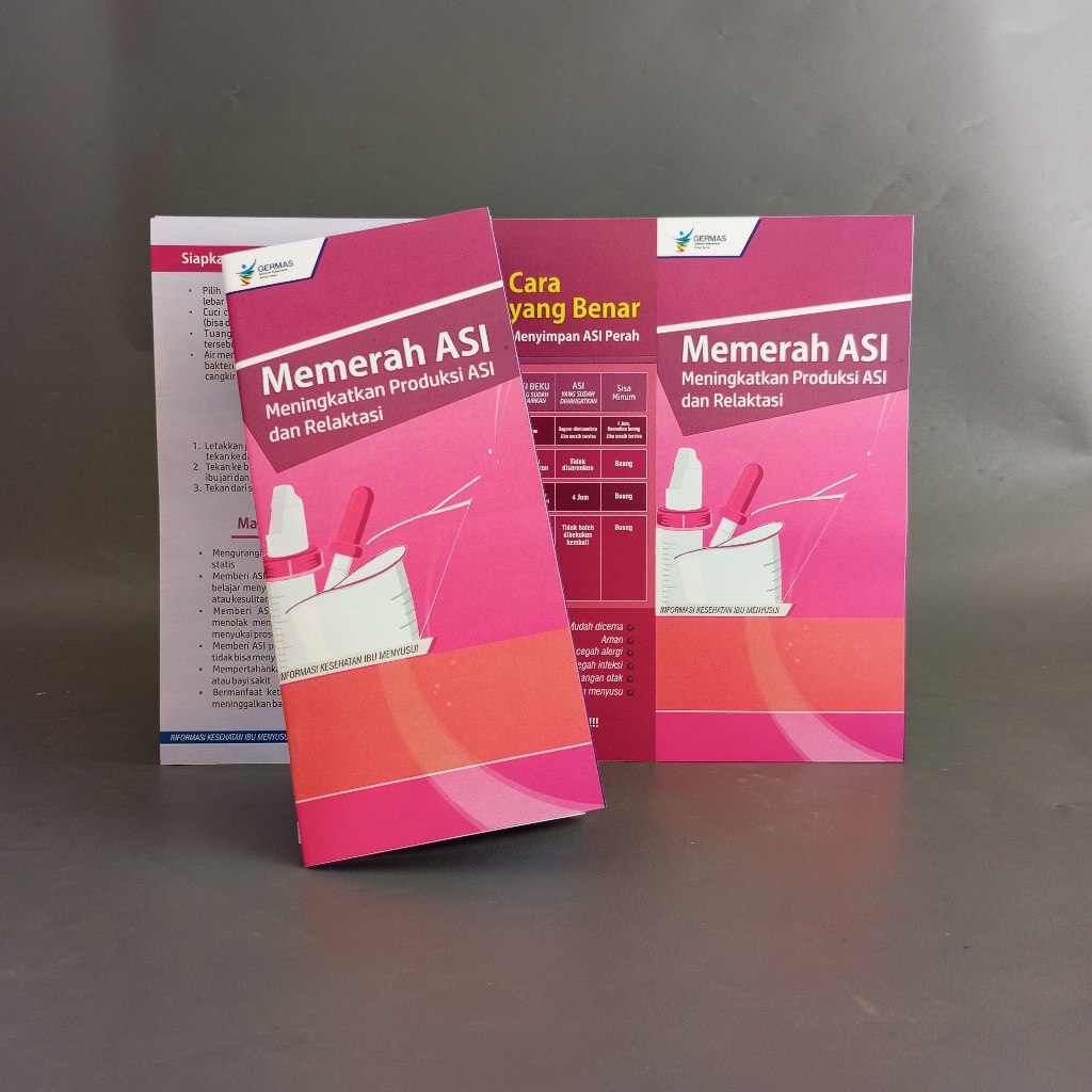 Leaflet / Brosur Cara Memerah ASI dan Cara Menyimpan ASI, Brosur ASI EKSKLUSIF