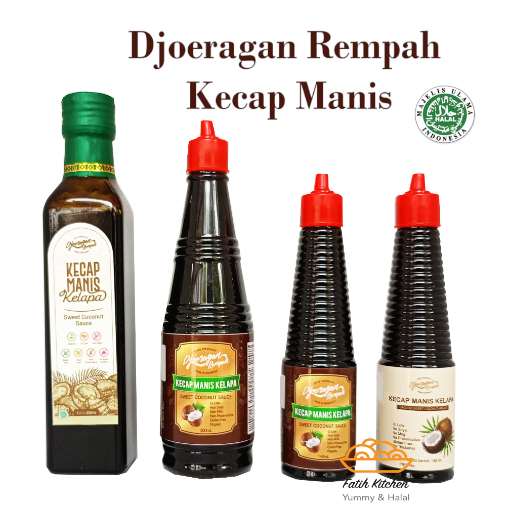 

Djoeragan Rempah Kecap Manis Kelapa Organik (Non Kedelai)