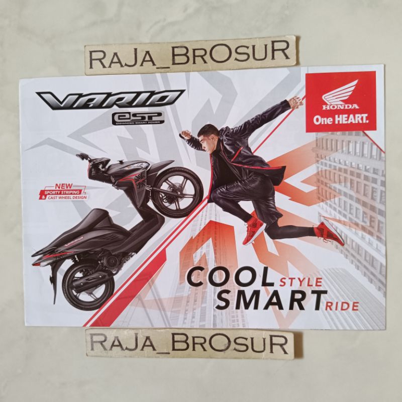 Poster brosur katalog leaflet Honda Vario 110 Vario110 ESP 2018