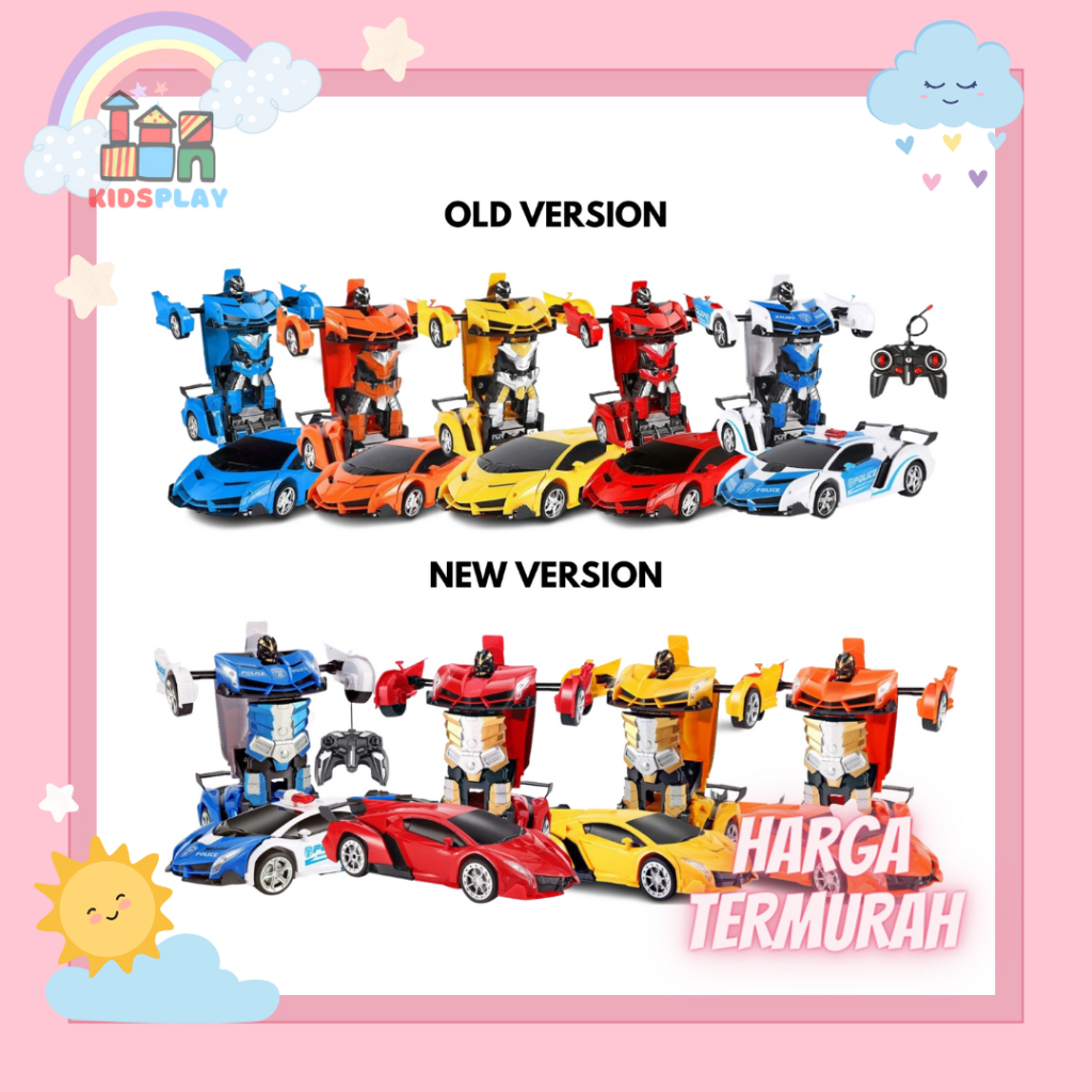 Mainan Mobil Remote Control Transformer 1 18 1023 Mobil Transformer Mainan Robot Mainan Mobil Robot 