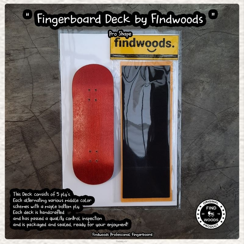 Fingerboard Deck Blank Findwoods
