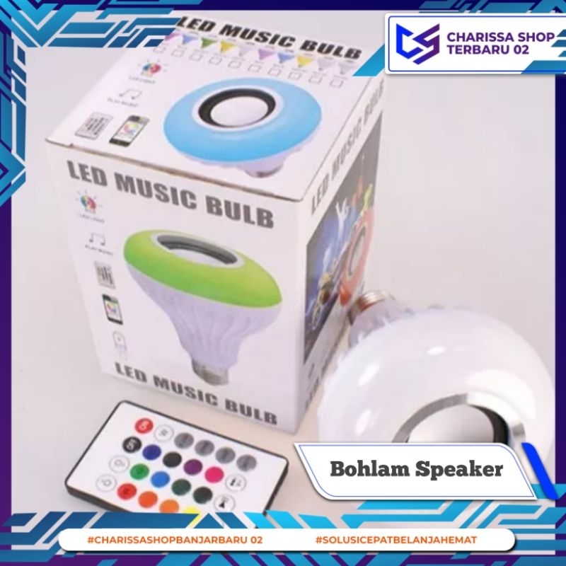 Bohlam Speaker / Bohlam Musik 2in1 Bluetooth / Bohlam Speaker Musik