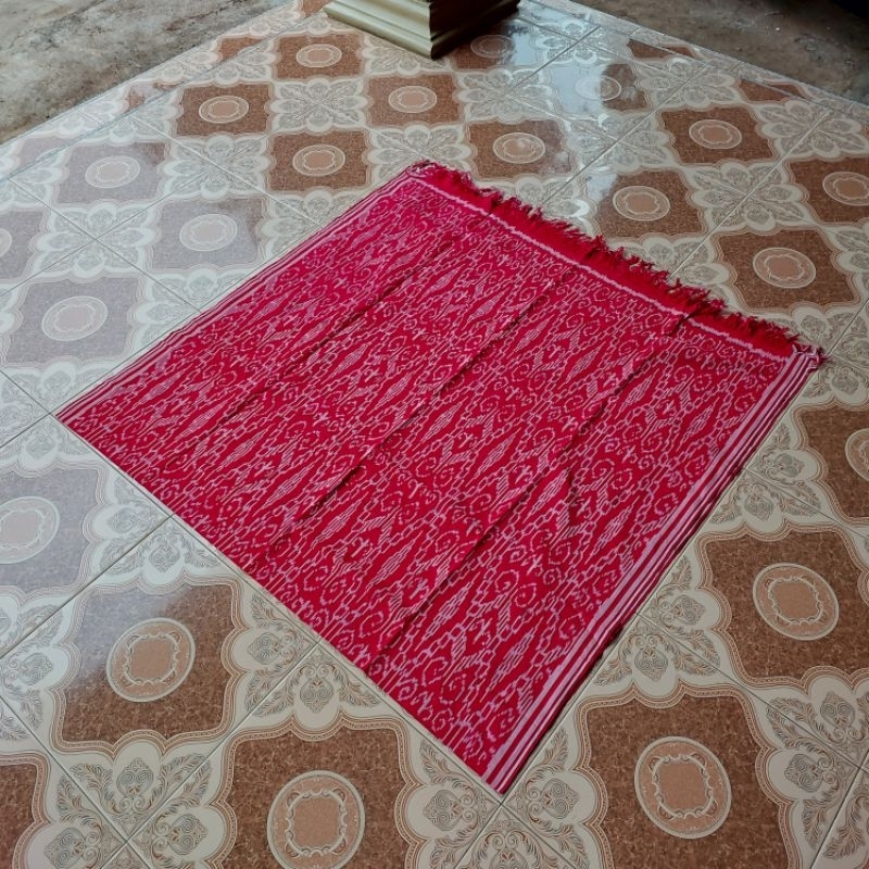 KAIN TENUN PREMIUM | MOTIF SINTANG | MERAH