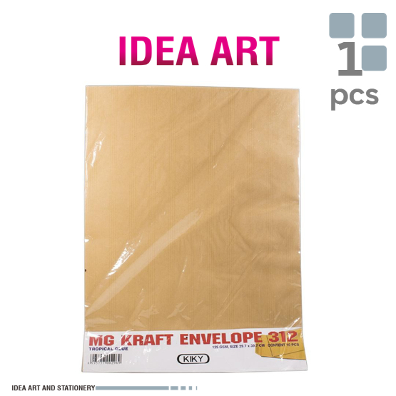 

Amplop Coklat Kiky NO. 312 ( 1 pack isi 10 lembar)