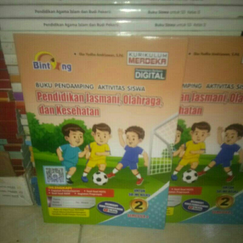 buku pjok kls 2 SD semester 2 bintang