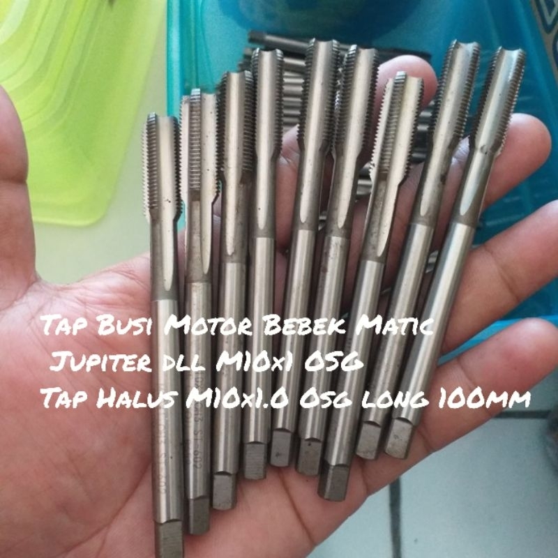 Tap.Tap Busi Motor Bebek,Metic,Jupiter,Beat,Mio,Supra,Smash dll. M10x1.0 OSG JAPAN hss-e second mulu