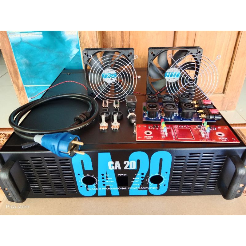 Box power amplifier tipe CA20 lengkap aksesoris bok power Ca20 ukuran 3U Box murah berkualitas tipe CA 20 Box rakitan Ca20 komplit aksesoris full aksesoris