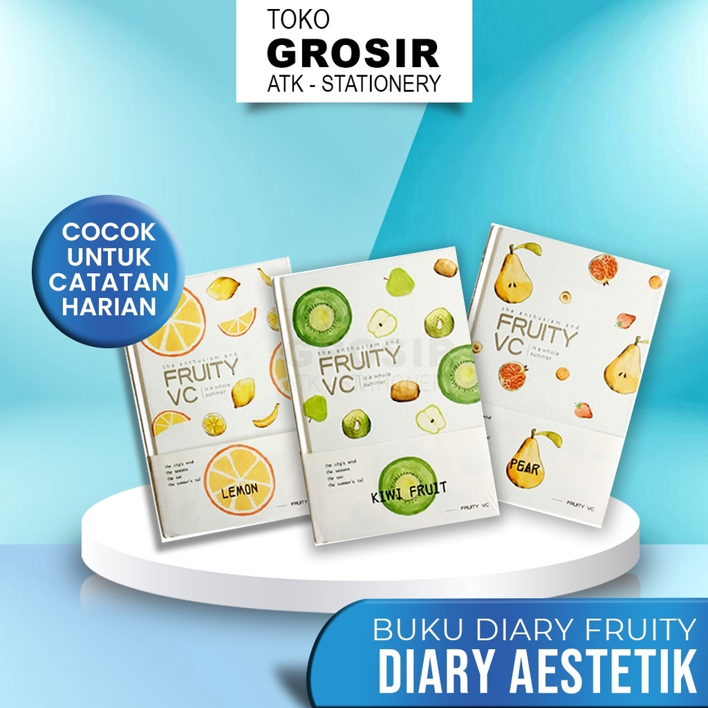 

BUKU TULIS NOTEBOOK DIARY FRUITY