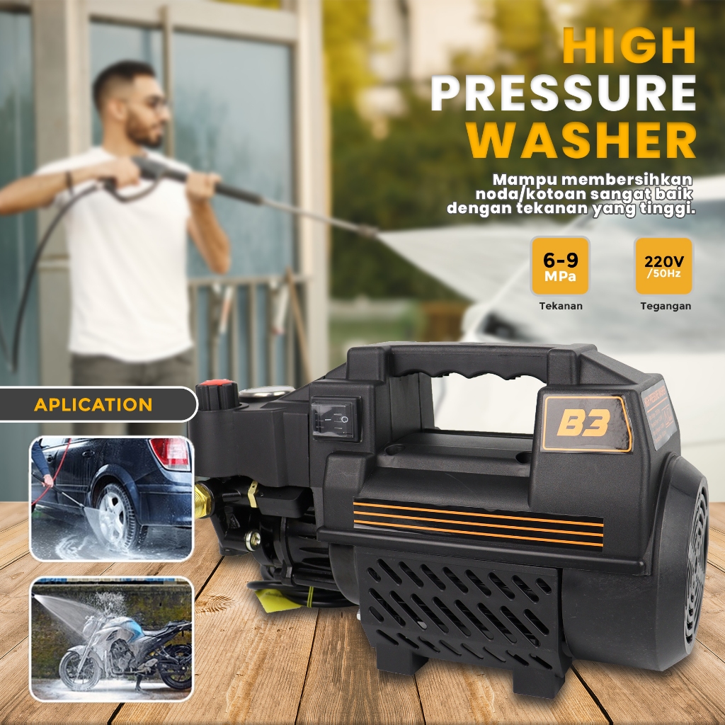 Alat Steam Cuci Motor Dan Mobil Jet cleaner M26 & B3 Jet Steam Listrik