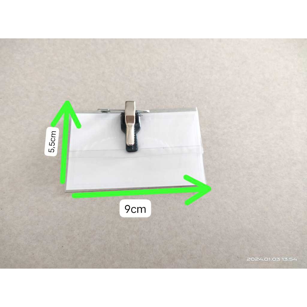 

Tempat ID Card Peniti name tag