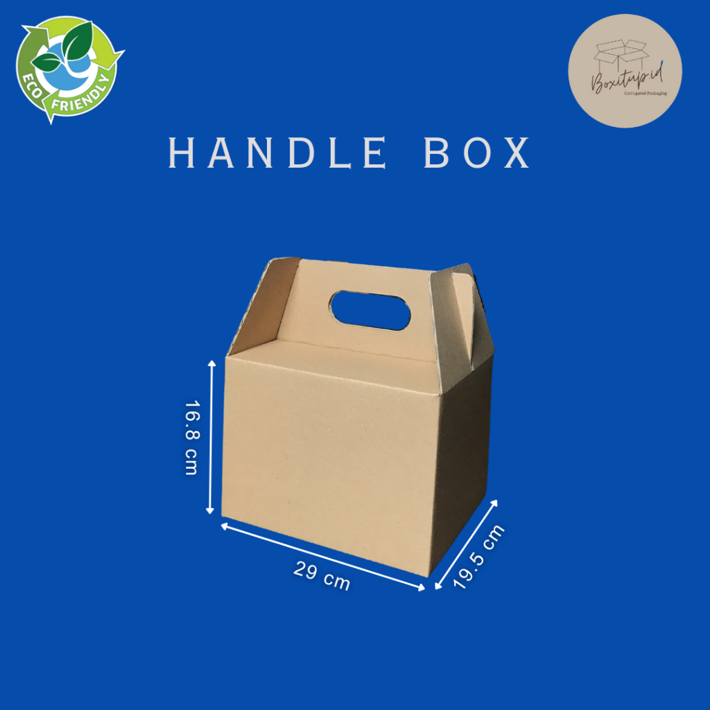 

Handle Box Jinjing 29 x 19.5 x 16.8 cm Karton Gable Kardus Hampers