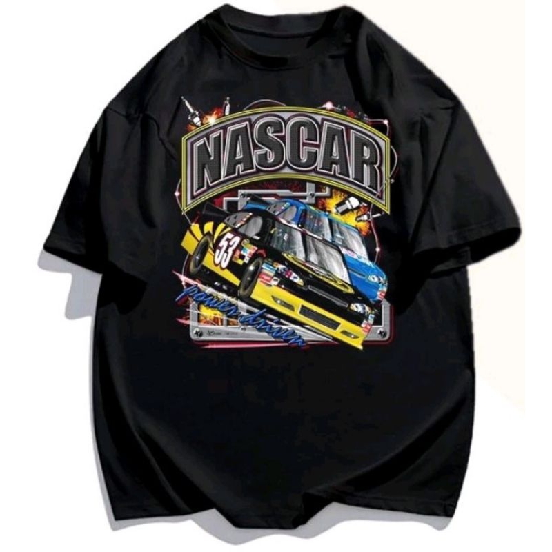 Kaos Anak Unisex Nascar Mobil