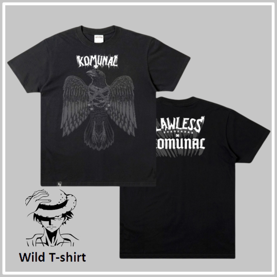 [Bestselling] Lawless Burgerbar X Komunal - Gemuruh Tshirt - Black /