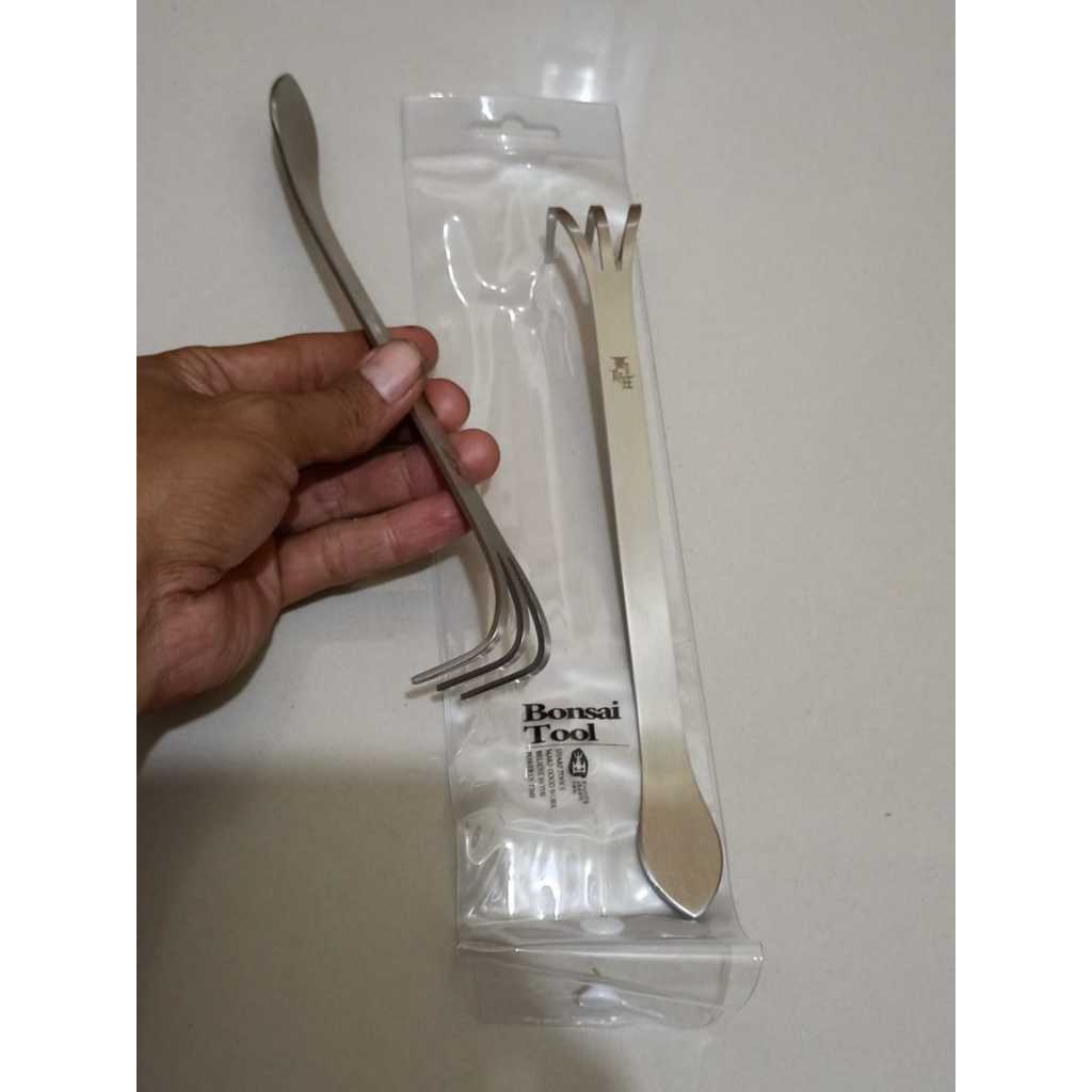 Alat Garukan Akar Bonsai Stainless Maxwam Alat Bonsai