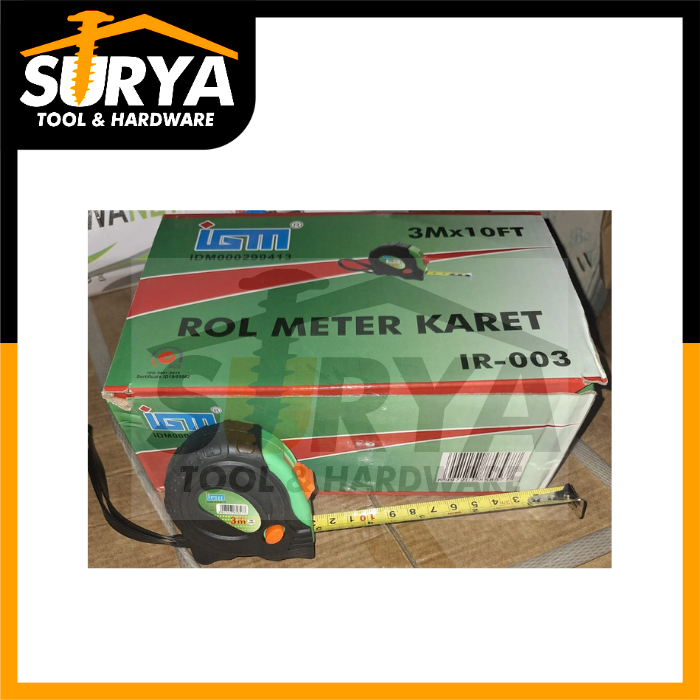 Meteran Karet IGM 3 Meter
