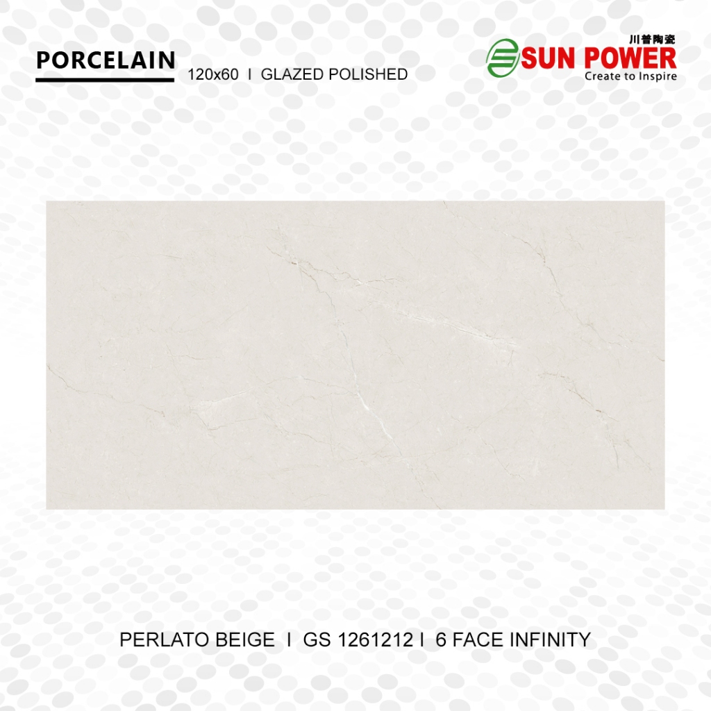 Granit Lantai Glossy Polished 120x60 | - Perlato Series | Sun Power