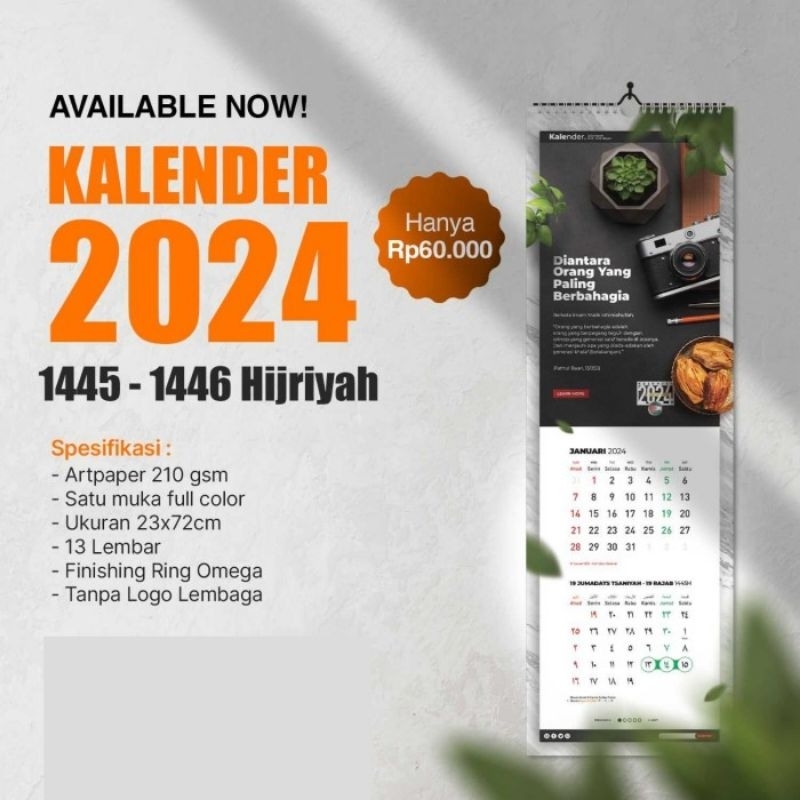 

Kalender Dinding 2024 - Kalender 2024 - Kalender Hijriah